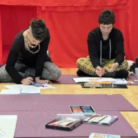 Formation animation cercles de parole tentes rouges